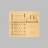 Projet de restauration de 1870, plan, coupes longitudinale et transversale. Illustration Jean-Baptiste Vialles, culture.gouv.jpg